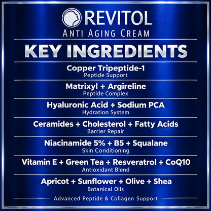 Revitol Anti-Aging Peptide Cream | Collagen Support